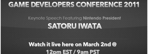 GDC 2011: Il keynote di Satoru Iwata sar trasmesso in diretta