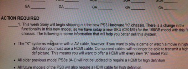 La PS3 con il solo HDMI?