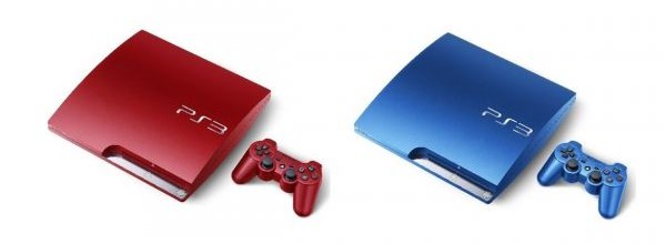 PlayStation 3 Scarlet Red & Splash Blue