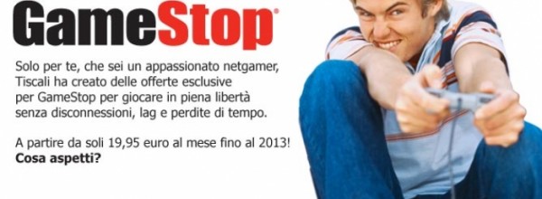 Tiscali e Gamestop: Un'ADSL per videogiocare