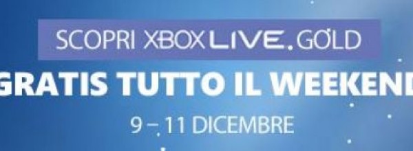 Un week end gratis per Xbox Live