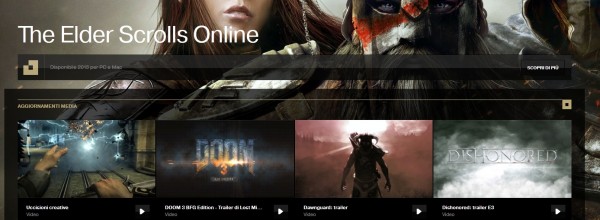 Un nuovo sito per Bethesda