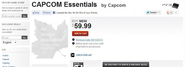 Spunta sui listini Capcom Essential