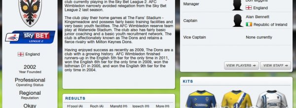 Football Manager Classic 2014
