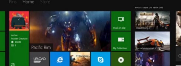 Xbox One: una dimostrazione 'live' della dashboard