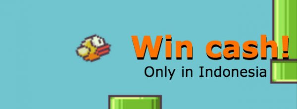 Indonesia - Gioca a Flappy Bird e vieni pagato!