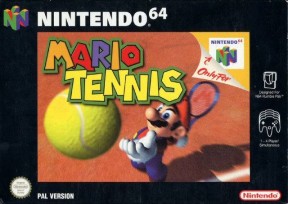 Mario Tennis N64 Cover