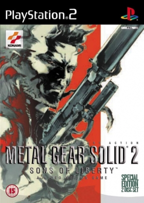 Metal Gear Solid 2: Sons of Liberty PS2 Cover