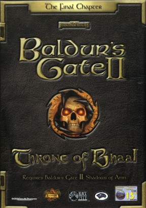 Baldur's Gate II: Throne of Bhaal PC Cover