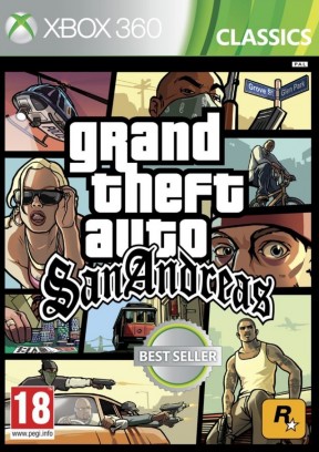 Grand Theft Auto: San Andreas Xbox 360 Cover