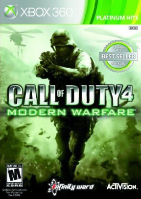 Call of Duty 4: Modern Warfare Xbox 360 Cover