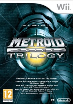 Metroid Prime Trilogy Wii Cover