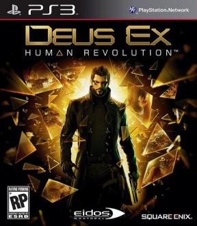 Deus Ex: Human Revolution PS3 Cover