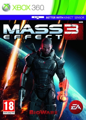 Mass Effect 3 Xbox 360 Cover