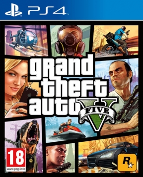 Grand Theft Auto V PS4 Cover