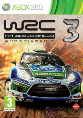 WRC 3: FIA World Rally Championship Xbox 360 Cover