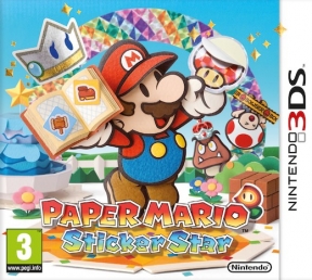 Paper Mario Sticker Star 3DS Cover