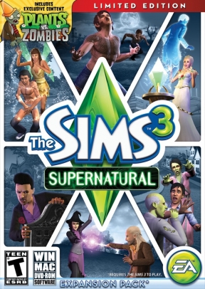 The Sims 3 : Supernatural PC Cover