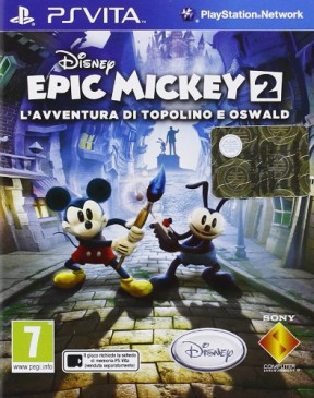 Disney Epic Mickey 2: L'Avventura di Topolino e Oswald PS Vita Cover