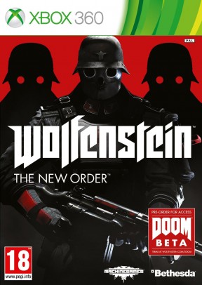Wolfenstein: The New Order Xbox 360 Cover