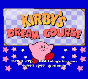 Kirby's Dream Course Wii U Cover