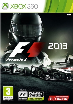 F1 2013 Xbox 360 Cover