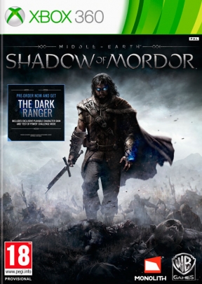 La Terra di Mezzo: L'Ombra di Mordor Xbox 360 Cover