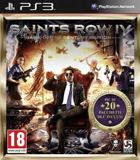 Saints Row IV Game Of The Century Edition PS3 Cover