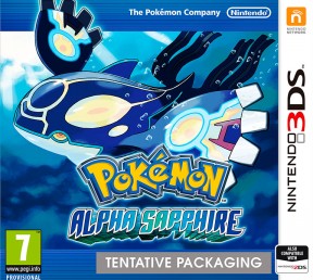 Pokémon Zaffiro Alpha 3DS Cover