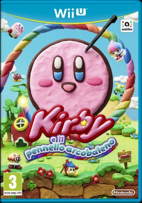 Kirby e il Pennello Arcobaleno Wii U Cover