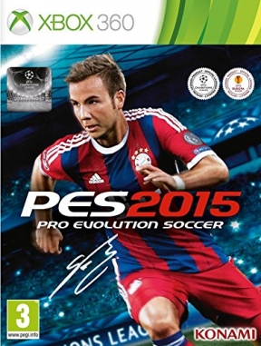 PES 2015 Xbox 360 Cover