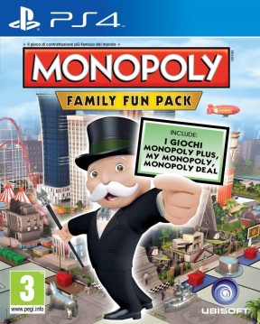 Monopoly Family Fun Pack PS4 Cover