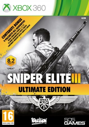 Sniper Elite 3 Ultimate Edition Xbox 360 Cover