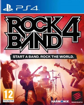 Rock Band 4 PS4 Cover