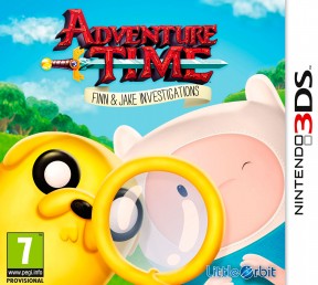 Adventure Time: Finn e Jake Detective 3DS Cover