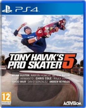 Tony Hawk's Pro Skater 5 PS4 Cover