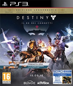 Destiny - Il Re dei Corrotti PS3 Cover