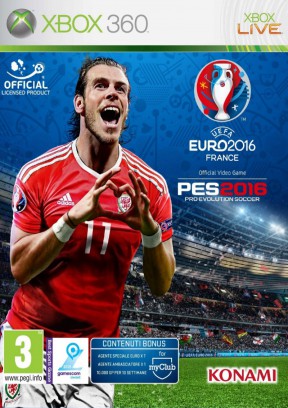 Pro Evolution Soccer 2016 - UEFA Euro 2016 Xbox 360 Cover
