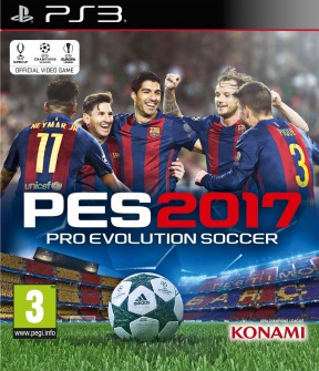PES 2017 PS3 Cover