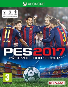 PES 2017 Xbox One Cover