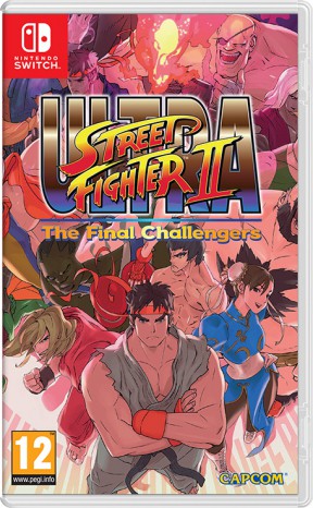 Ultra Street Fighter II Turbo Switch Cover