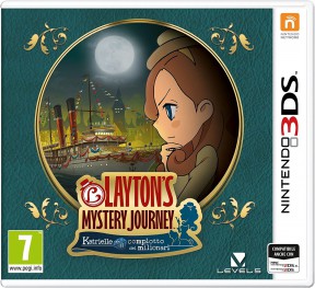 Layton's Mystery Journey: Katrielle e il Complotto dei Milionari 3DS Cover