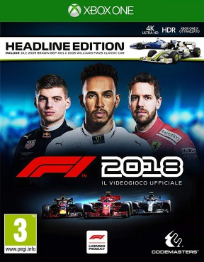 F1 2018 Xbox One Cover