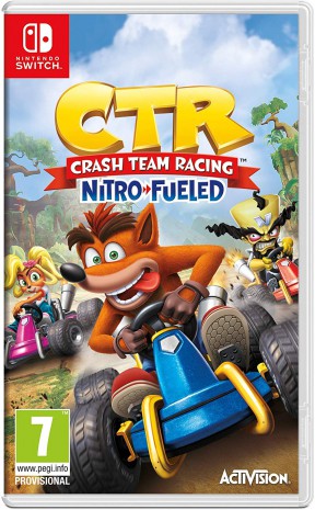 Crash Team Racing Nitro-Fueled Switch Cover