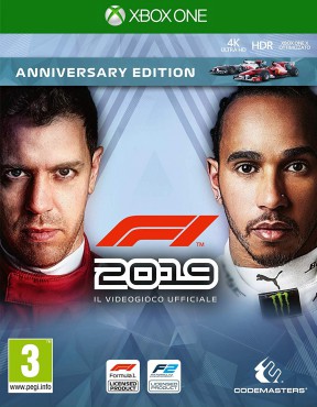F1 2019 Xbox One Cover
