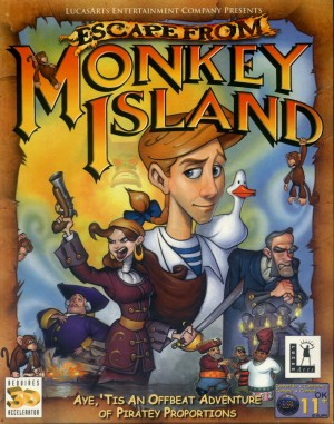 Copertina Fuga da Monkey Island - PC