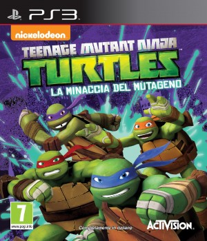 Copertina Teenage Mutant Ninja Turtles: La Minaccia del Mutageno - PS3