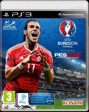 Copertina Pro Evolution Soccer 2016 - UEFA Euro 2016 - PS3