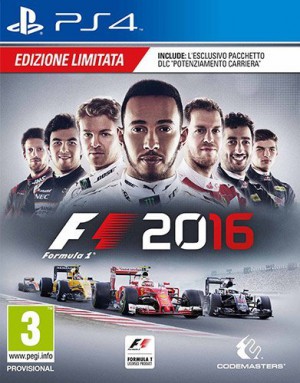 Copertina F1 2016 - PS4