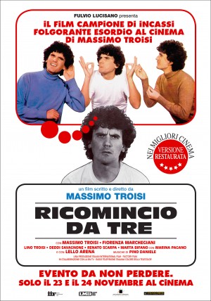Ricomincio da Tre Cover
